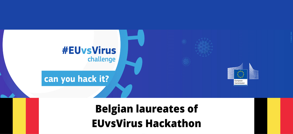 Logo des lauréats belges du Hackathon EUvsVirus
