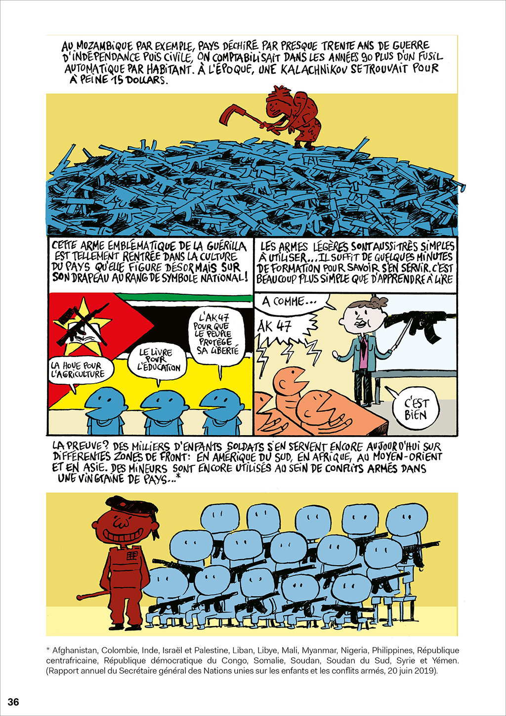 A page from the comic book.