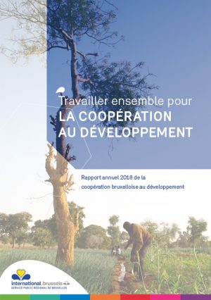 Couverture du Rapport annuel 2018 de la coopération bruxelloise au développement