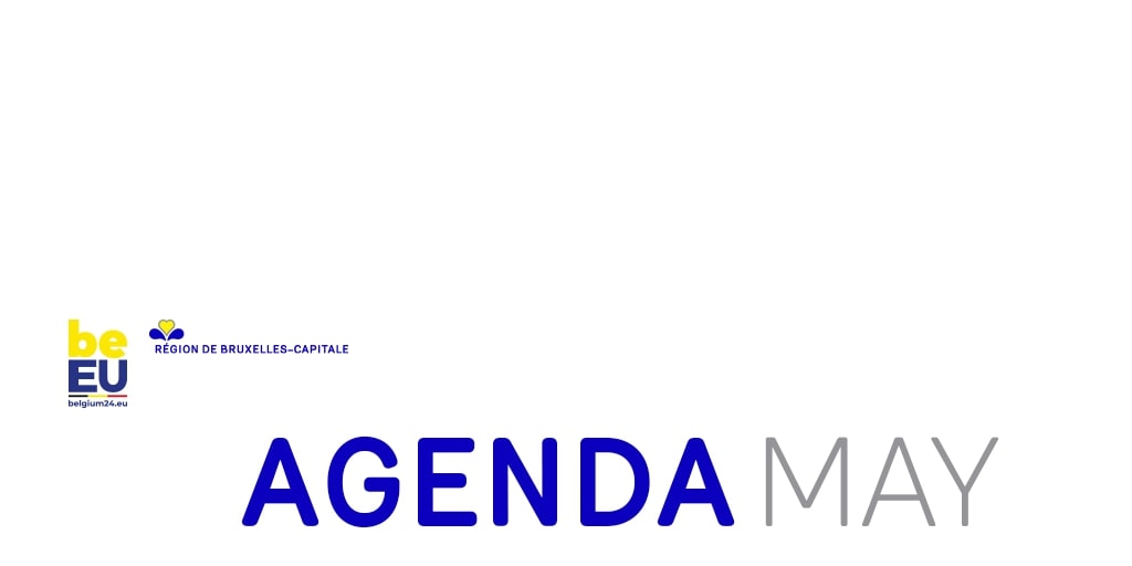 Banner that says 'Agenda May'