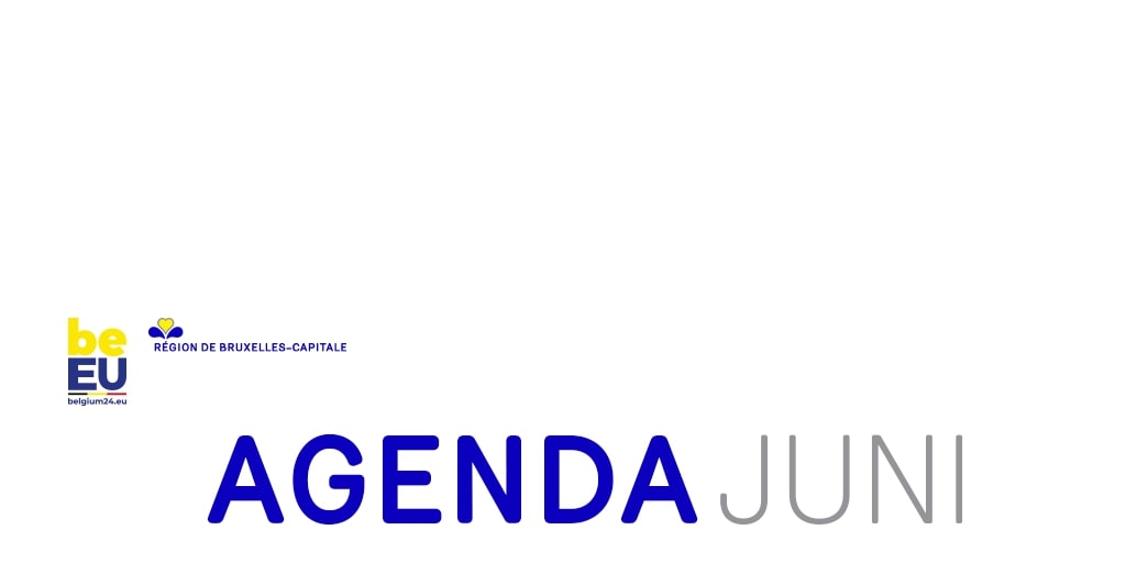 Banner waarop 'agenda juni' vermeld staat